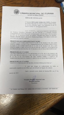 Edital de convocação 2 extraordinaria 2025