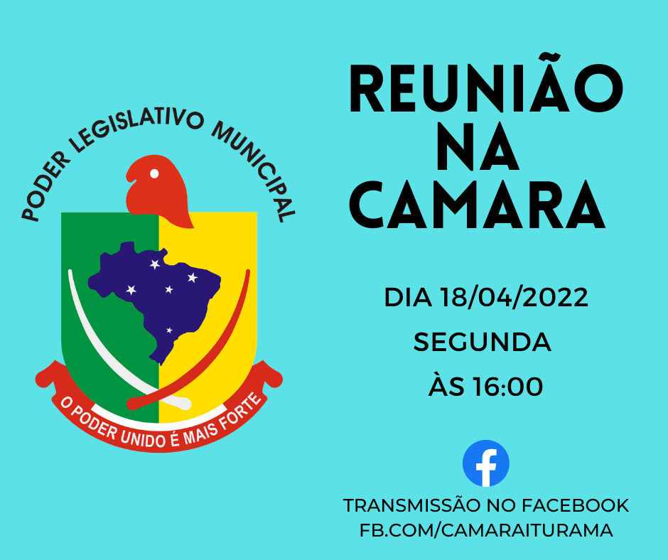 Edital de convocação da 7ª reunião ordinária da Câmara Municipal de Iturama